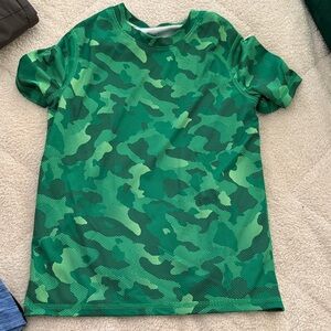 All in Motion Green Camouflage Kids Tee